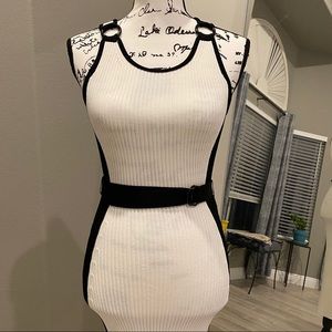 Michael Kors white sporty cocktail dress